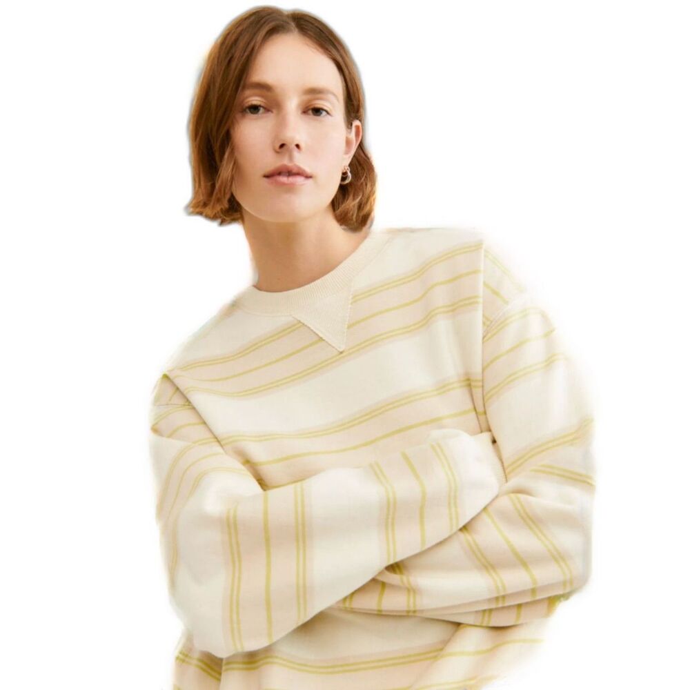 Urban Outfitters Women's S/M Boyfriend Stripe Sweatshirt Y2K Skateboard NWT/NWOT